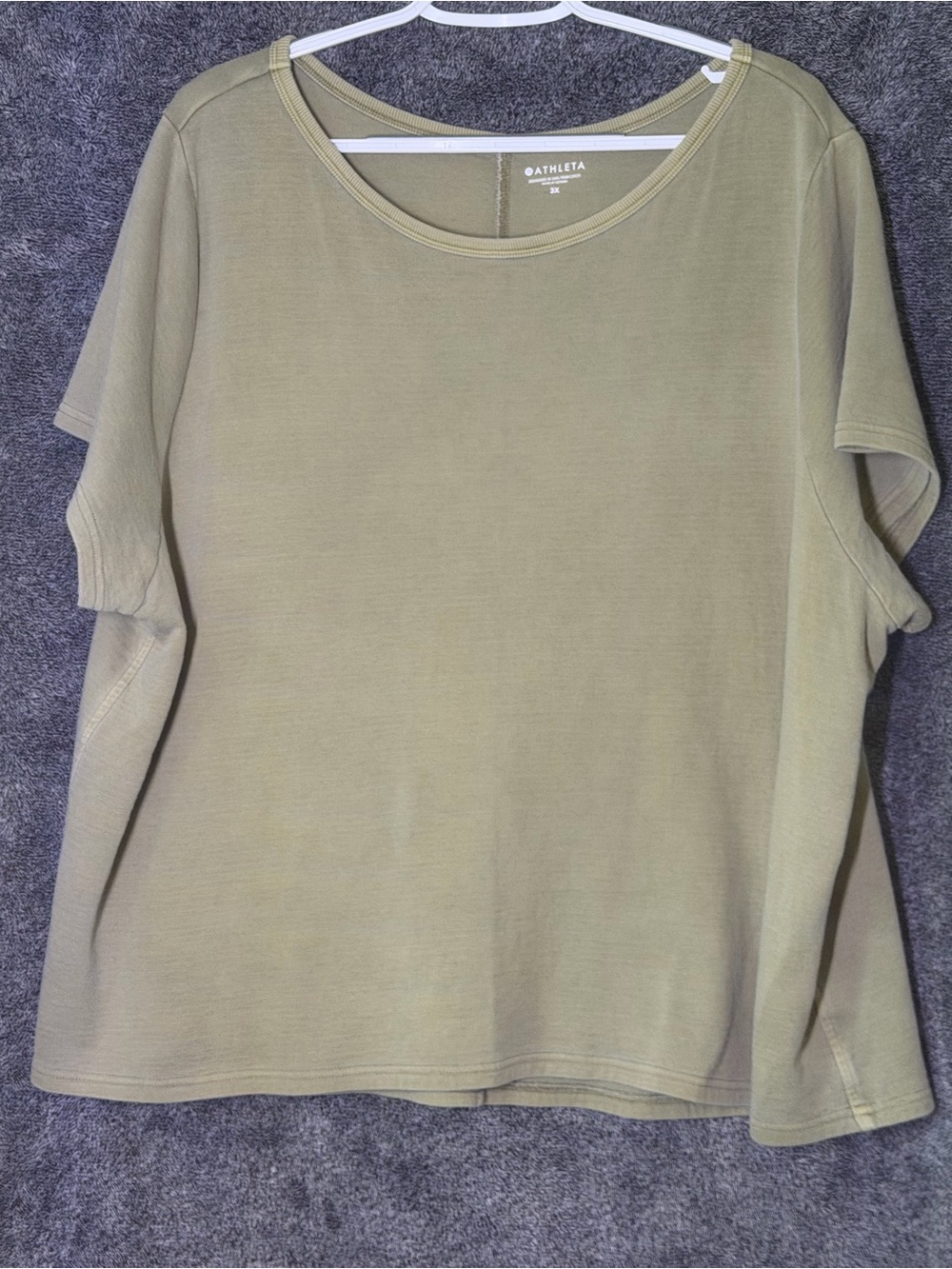 Athleta Women's Olive Short-Sleeve Tee